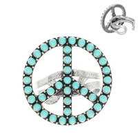 WESTERN PEACE SIGN RING
