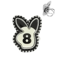 WESTERN EIGHT BALL BUNNY CUFF RING