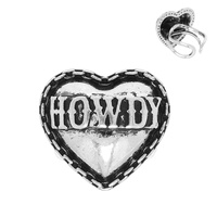WESTERN HOWDY HEART CUFF RING