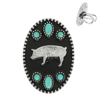 WESTERN PIG CUFF RING