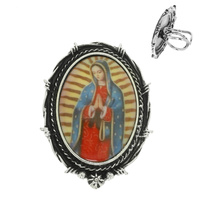 WESTERN VIRGIN MARY CUFF RING