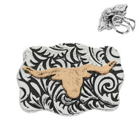 WESTERN STEERHEAD TT CUFF RING