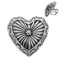 WESTERN ETCHED HEART RING