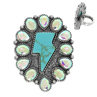 WESTERN LIGHTNING BOLT STRETCH RING