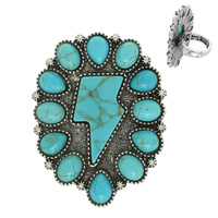 WESTERN LIGHTNING BOLT STRETCH RING