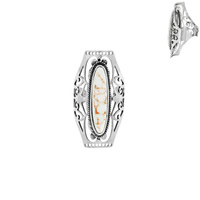 WESTERN CROSS TURQUOISE CUFF RING