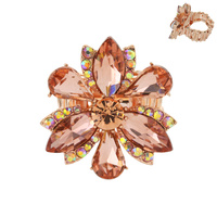 MARQUISE STONE FLOWER STRETCH RING