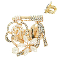 FLORAL HIGH HEEL STRETCH RING