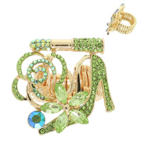 FLORAL HIGH HEEL STRETCH RING