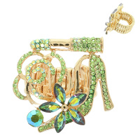 FLORAL HIGH HEEL STRETCH RING