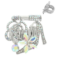 FLORAL HIGH HEEL STRETCH RING