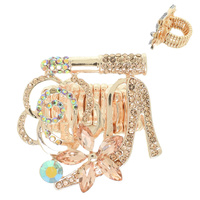 FLORAL HIGH HEEL STRETCH RING