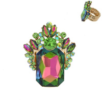 STETCH RHINESTONE RING