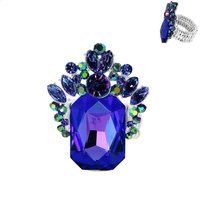 STETCH RHINESTONE RING