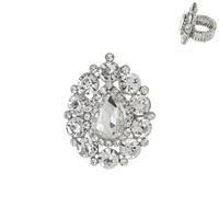 DROP GEM STONE STRETCH RING