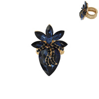 COCKTAIL LARGE STONE STRETCH RING