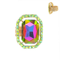 REC RHINESTONE STRETCH RING