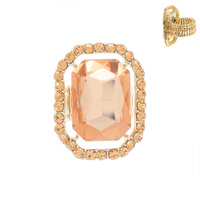 REC RHINESTONE STRETCH RING