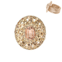 CIRCLE STONE STRETCH RING