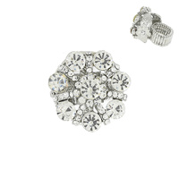 CIRCLE PEARL STONE STRETCH RING