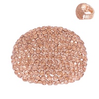 CRYSTAL RHINESTONE PAVE DOME STRETCH RING