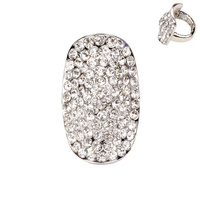 Stone Encrusted Armour Stretch Ring