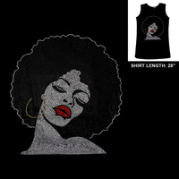 SOUL AFRO QUEEN HOOP BLING TANK