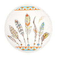 RND FEATHER THEME SHAWL / BLANKET