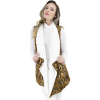 ANIMAL PRINT SHERPA VEST