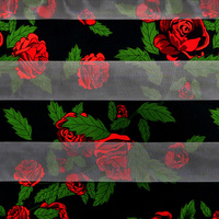 ROSE GARDEN SATIN SCARF