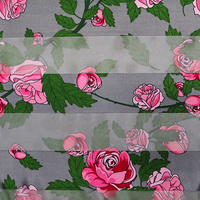 ROSE GARDEN SATIN SCARF
