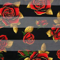 GOLDEN ROSE SATIN SCARF