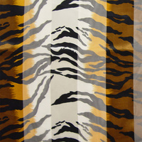TIGER PRINT SATIN SCARF