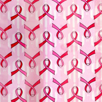 PINK RIBBON BREAST CANCER AWARENESS LONG SCARF