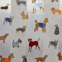DOG PARADE SATIN SCARF