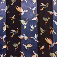 HUMMINGBIRD PATTERN SATIN SCARF