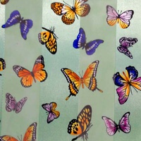 SPRING BUTTERFLY FLIGHT SATIN SCARF
