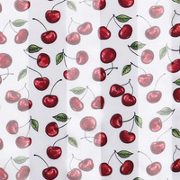 CHERRY PICK SATIN SCARF