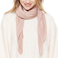 ABSTRACT PRINTED CONTRAST LIGHTWEIGHT NECKERCHIEF POLYESTER SQUARE SCARF