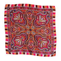 PAISLEY PATTERN PRINTED NECKERCHIEF SQUARE SCARF