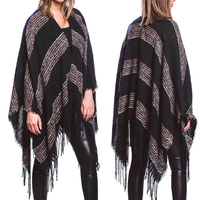 MULTI COLOR STRIPE RUANA