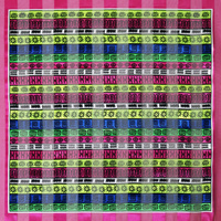 AZTEC TRIBAL EYES CHIFFON  SATIN NECK HEAD SCARF WRAP