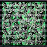 WILD PAISLEY CHIFFON  SATIN NECK HEAD SCARF WRAP