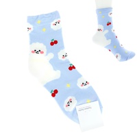 KAWAII CUTE CARTOON ADULT SIZE WOMEN'S COTTON KNIT NOVELTY SOCKS