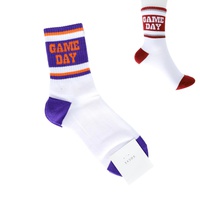 GAME DAY WOMEN'S COTTON KNIT RIBBED CREW SOCKS
