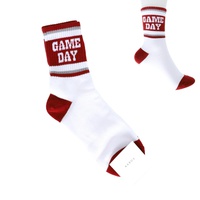 GAME DAY WOMEN'S COTTON KNIT RIBBED CREW SOCKS