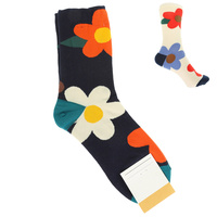 FLORAL THEME COMFORT NOVELTY SOCKS
