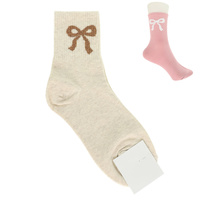 BOW THEME COMFORT NOVELTY SOCKS