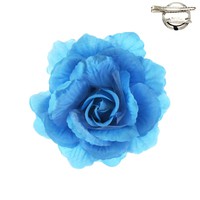 Fabric Rose Multi Function Hair Clip And Brooch Pin
