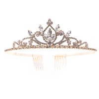 CRYSTAL RHINESTONE TIARA
